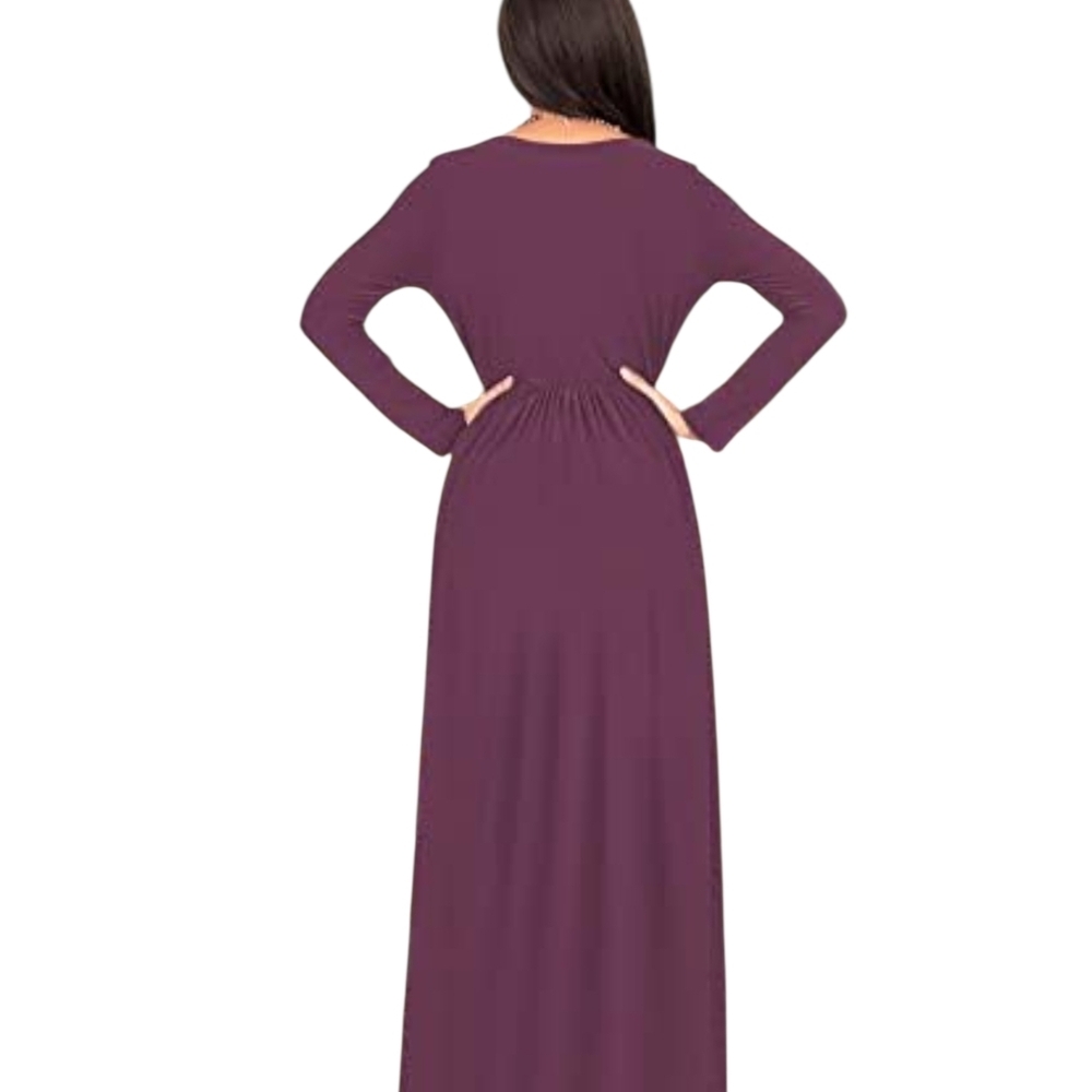 KOH KOH - 3X Plum Chic Maxi Dress - Picture 5 of 15